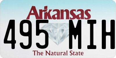 AR license plate 495MIH