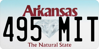AR license plate 495MIT