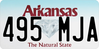 AR license plate 495MJA