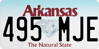 AR license plate 495MJE