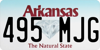AR license plate 495MJG