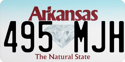 AR license plate 495MJH