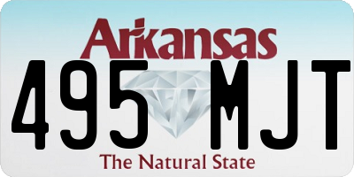AR license plate 495MJT