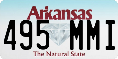 AR license plate 495MMI