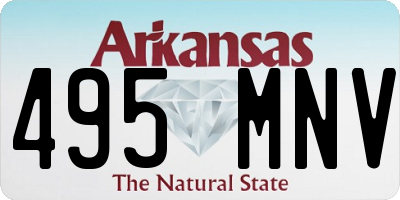 AR license plate 495MNV