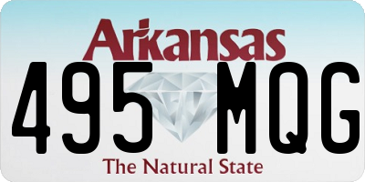 AR license plate 495MQG