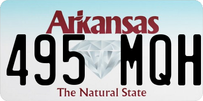 AR license plate 495MQH