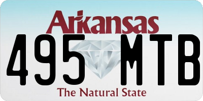 AR license plate 495MTB