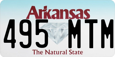 AR license plate 495MTM