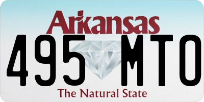 AR license plate 495MTO