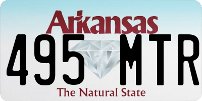 AR license plate 495MTR