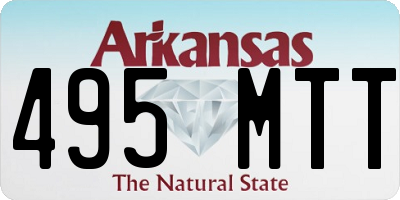 AR license plate 495MTT