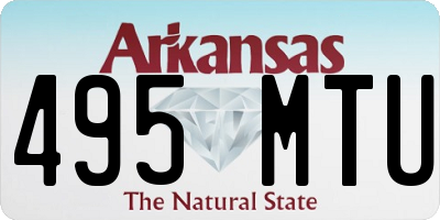 AR license plate 495MTU