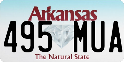AR license plate 495MUA