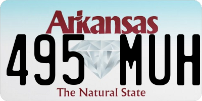 AR license plate 495MUH