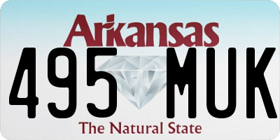 AR license plate 495MUK