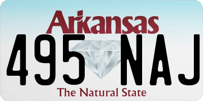 AR license plate 495NAJ
