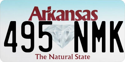 AR license plate 495NMK