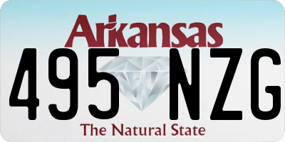 AR license plate 495NZG