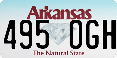AR license plate 495OGH
