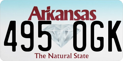 AR license plate 495OGK