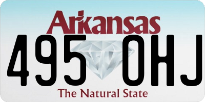 AR license plate 495OHJ