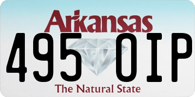 AR license plate 495OIP