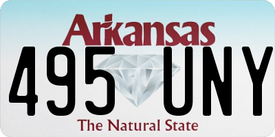 AR license plate 495UNY
