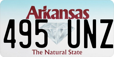 AR license plate 495UNZ
