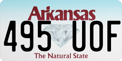 AR license plate 495UOF