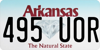 AR license plate 495UOR
