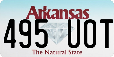 AR license plate 495UOT
