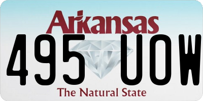 AR license plate 495UOW