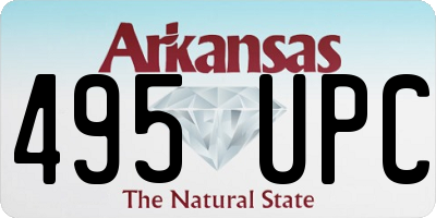 AR license plate 495UPC