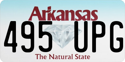 AR license plate 495UPG