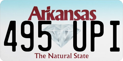 AR license plate 495UPI