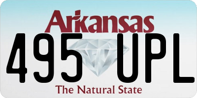 AR license plate 495UPL