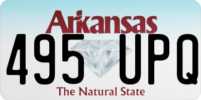 AR license plate 495UPQ