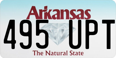 AR license plate 495UPT