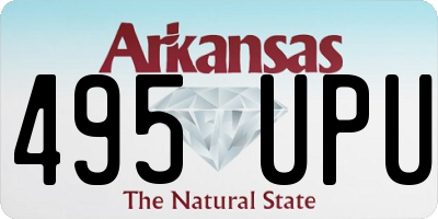 AR license plate 495UPU