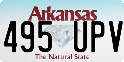 AR license plate 495UPV