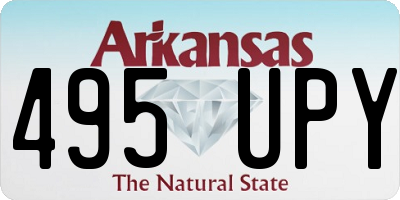AR license plate 495UPY
