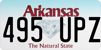 AR license plate 495UPZ