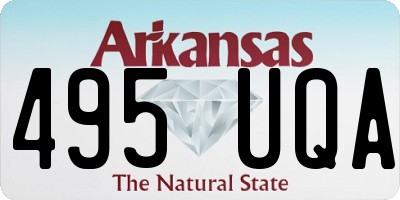 AR license plate 495UQA