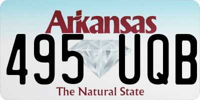 AR license plate 495UQB
