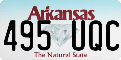 AR license plate 495UQC