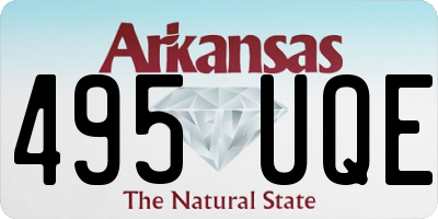 AR license plate 495UQE