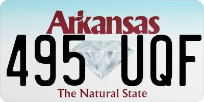 AR license plate 495UQF