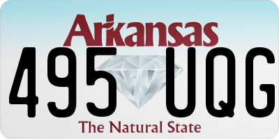 AR license plate 495UQG