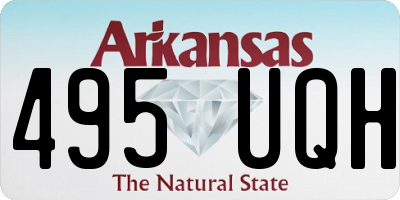 AR license plate 495UQH